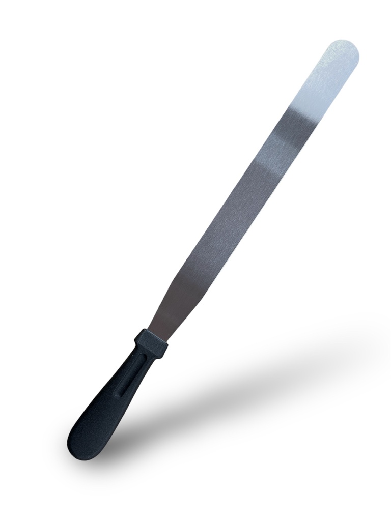 ESPATULA REPOSTERA ACERO INOXIDABLE DE 30X3 CENTIMETROS