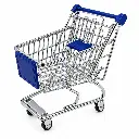 Mini Carrito De Supermercado De Metal 14x9x12Cm