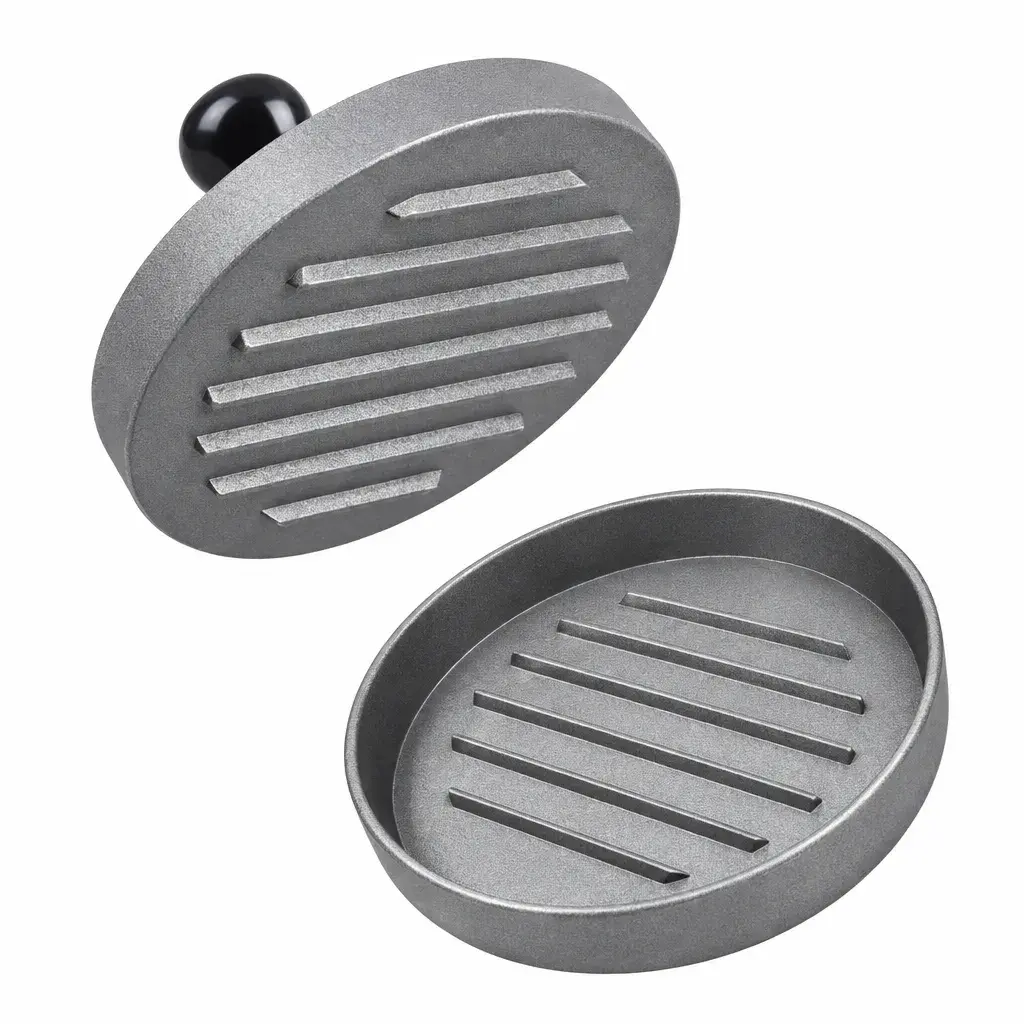 Prensa Para Hamburguesas De Hierro Fundido 12Cm 