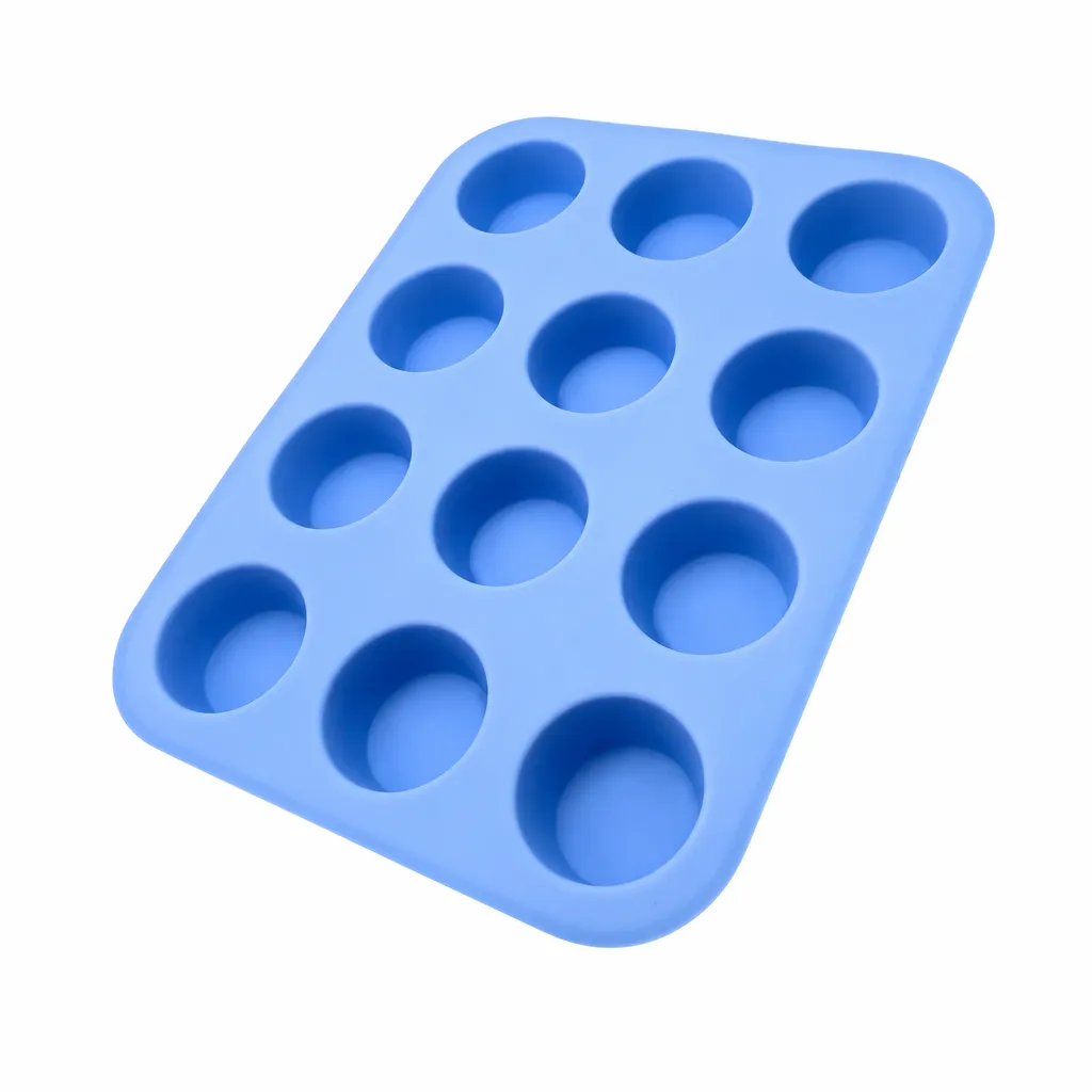 Molde Para 12 Muffin De Silicona 28x21x3 Cm Primula Express