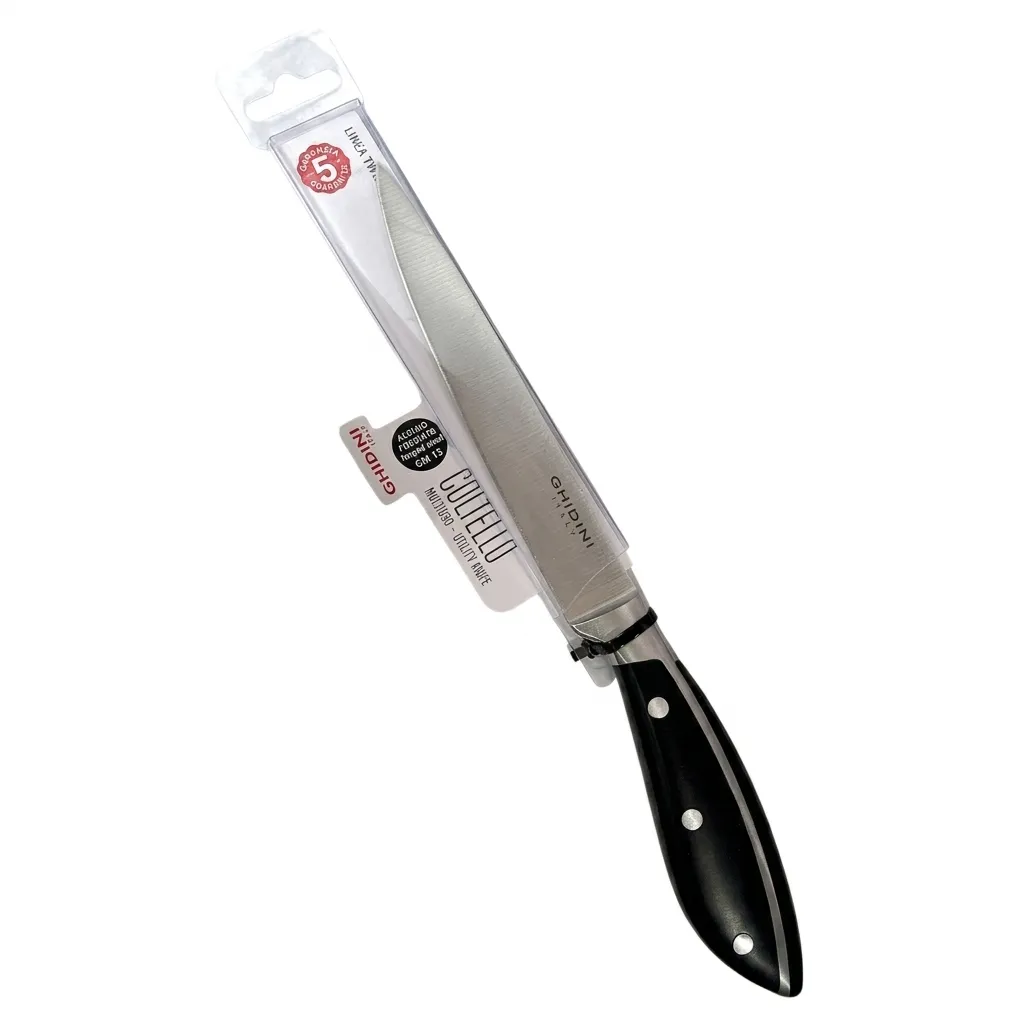 Cuchillo Multiuso De Acero Inoxidable Forjado 13 Cm Ghidini