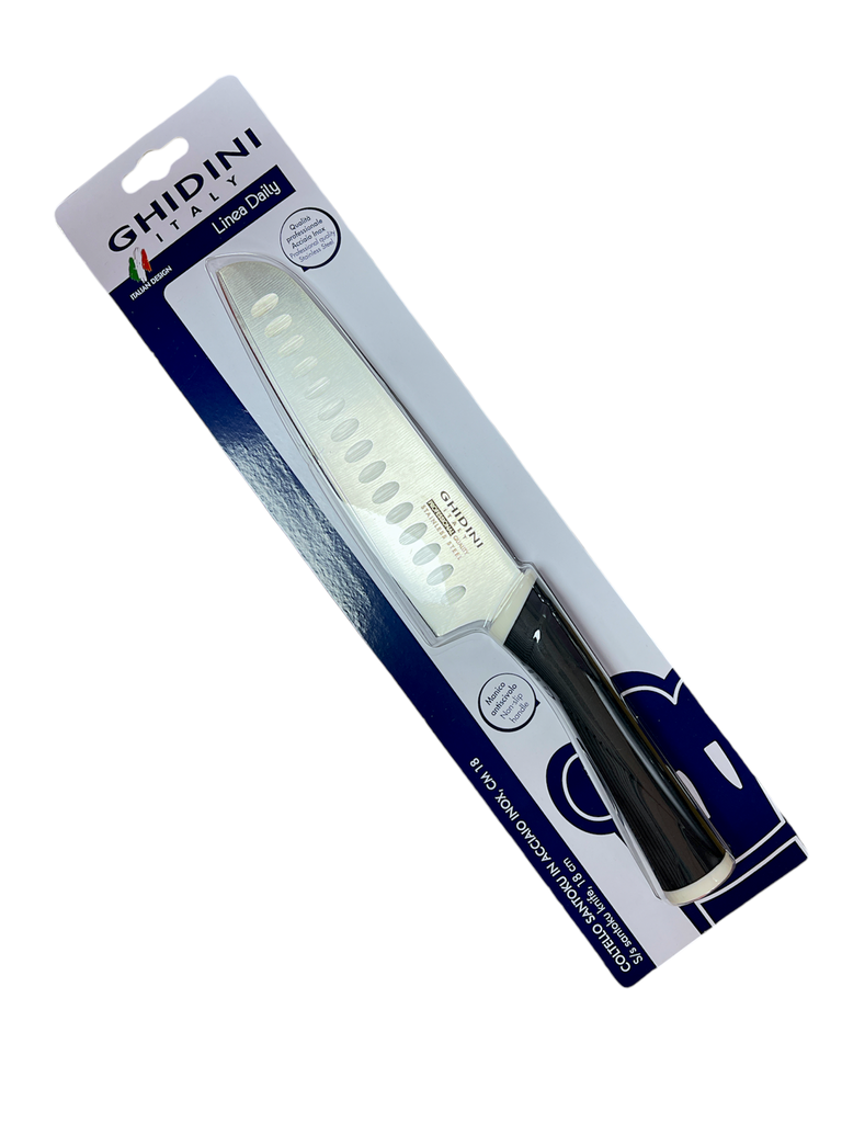Cuchillo Santoku De Acero Inoxidable 13 Cm Ghidini