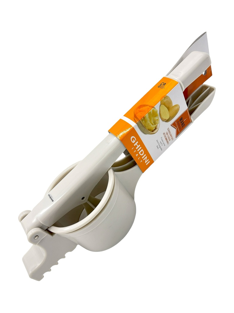 PRENSA PAPAS 3 DISCOS INTERCAMBIABLES DE ACERO INOXIDABLE GHIDINI