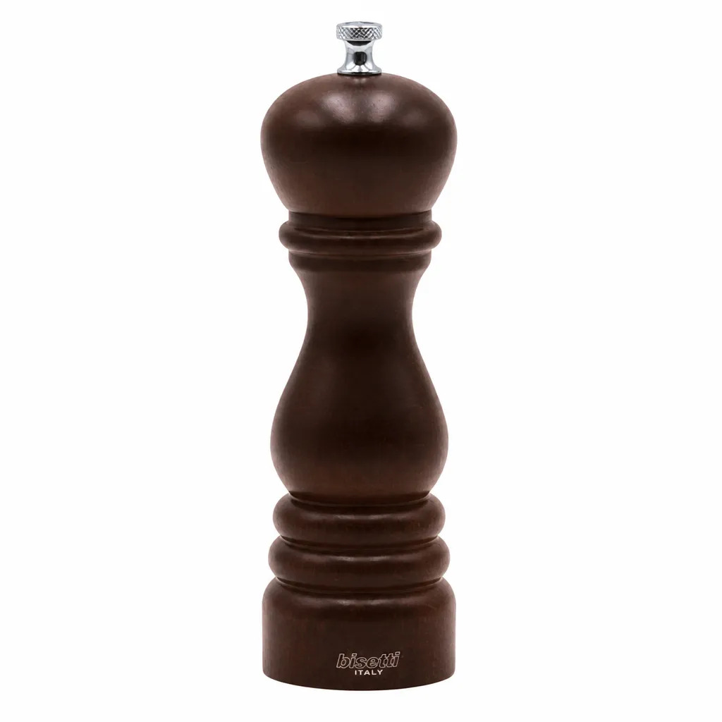 Molinillo De Pimienta De Madera Clásico 18 Cm Bisetti