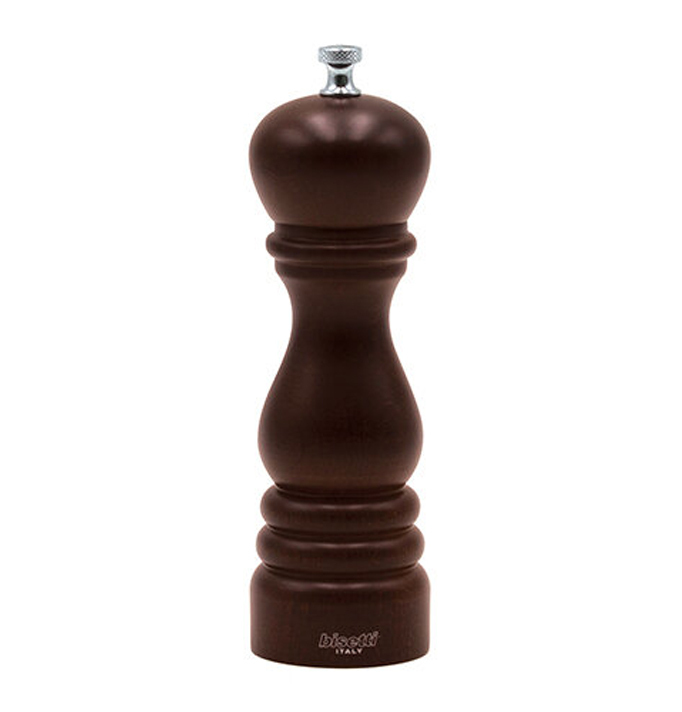Molinillo De Pimienta De Madera Clásico 18 Cm Bisetti