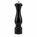 Molino De Pimienta De Madera Negro Con Engranaje De Cerámica 42 Cm Bisetti