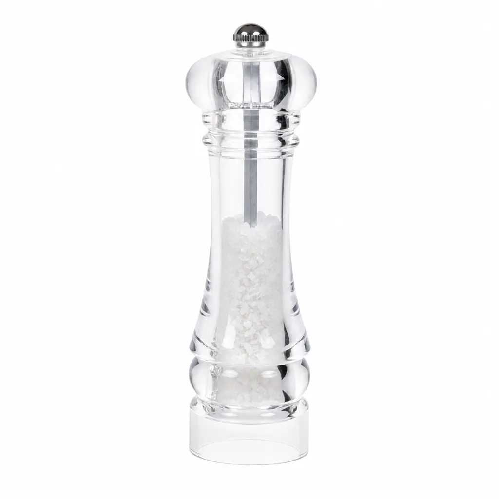 Molinillo De Sal Acrílico Transparente 17.5 Cm Bisetti
