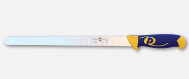 Cuchillo Para Salmon De Acero Inoxidable Con Mango Ergonomico 30 Cm Paolucci