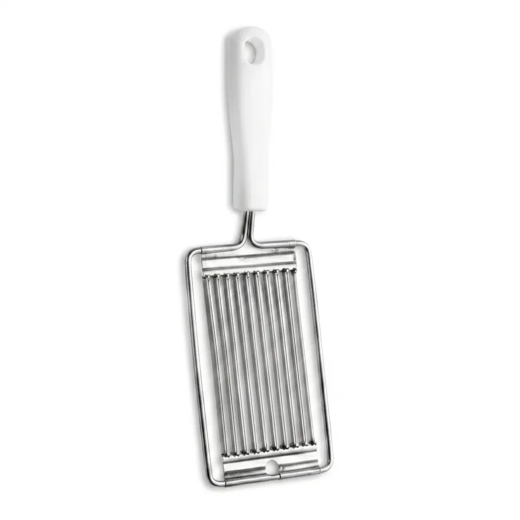 Cortador De Tomate Blanco De Acero Inoxidable 28x5x9 Cm Ghidini