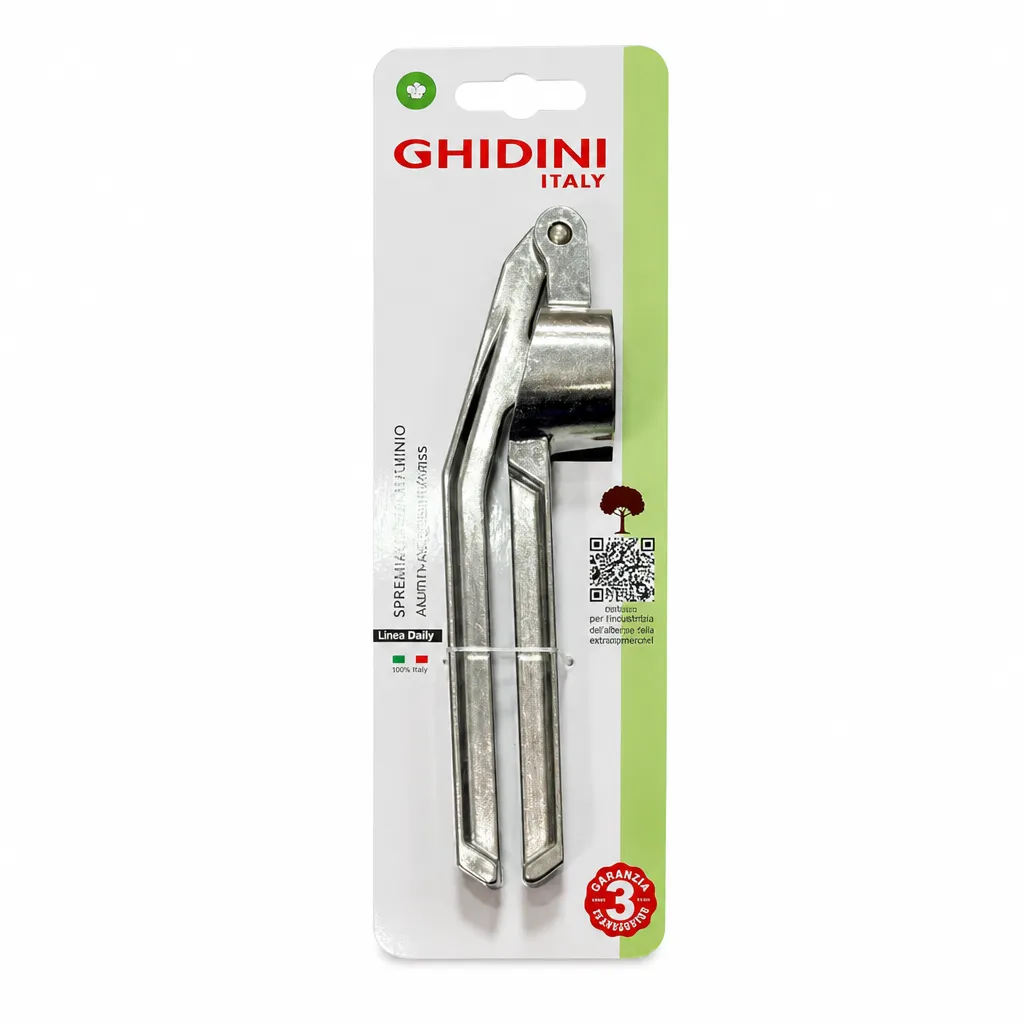 Exprimidor De Ajo De Aluminio 15 Cm Ghidini