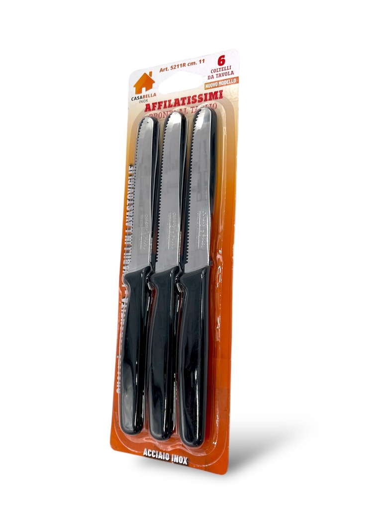 SET 6 CUCHILLOS PARA CASABELLA INOXIDABLE