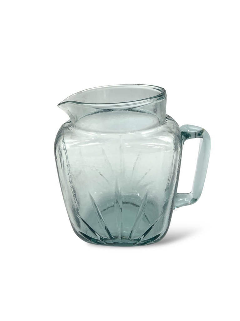 JARRA CUADRADA GRANDE DE VIDRIO 1 LITROS DI VITTO