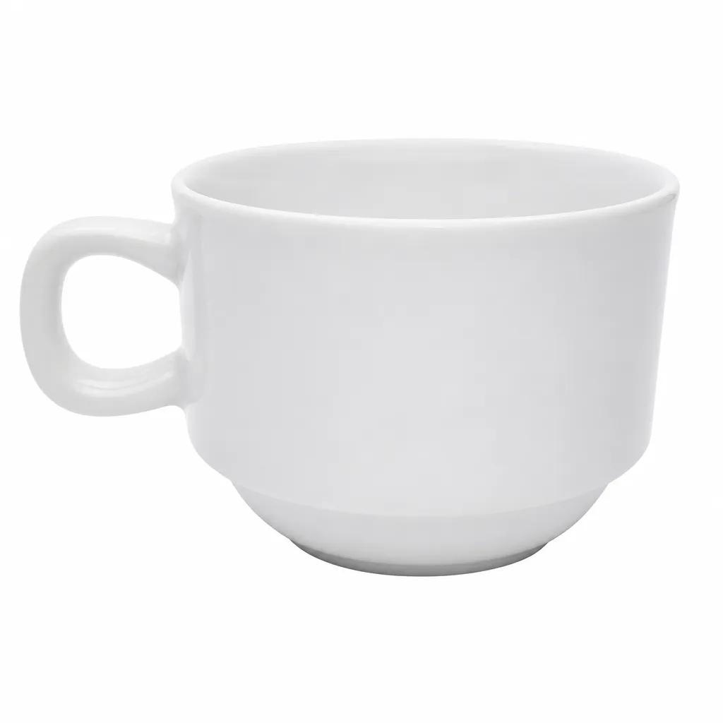 Taza Apilable Valencia De Porcelana 6 Oz 184 Ml Di Vitto