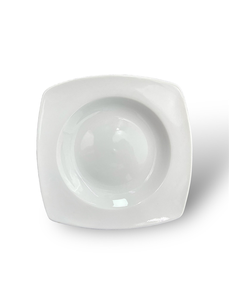PLATO HONDO CUADRADO 20 CENTIMETROS DI VITTO