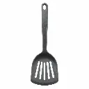 Espátula Ranurada De Nylon Negro 32,5Cm Smart Cook
