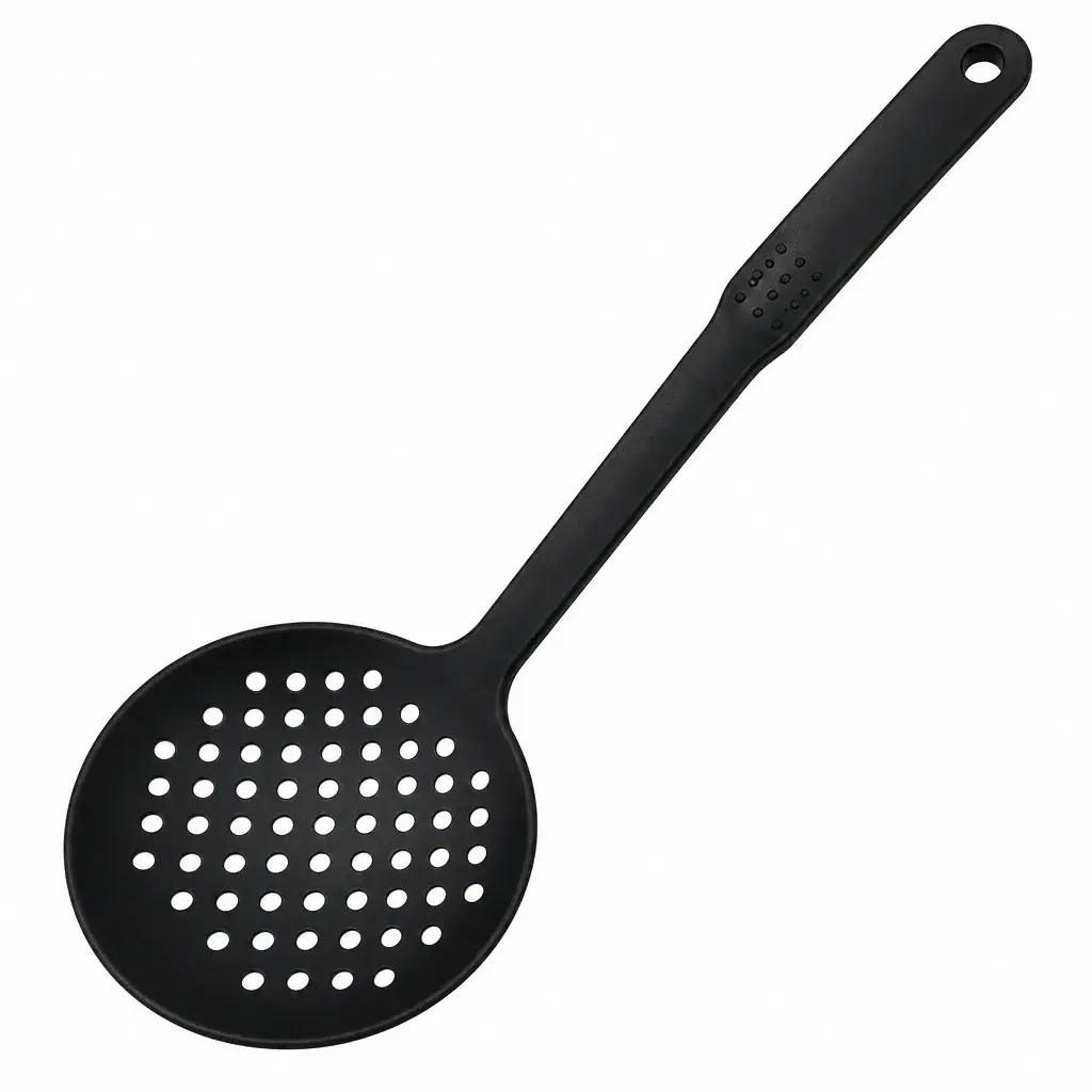 Espumadera Redonda De Nylon Negro 32,5Cm Smart Cook