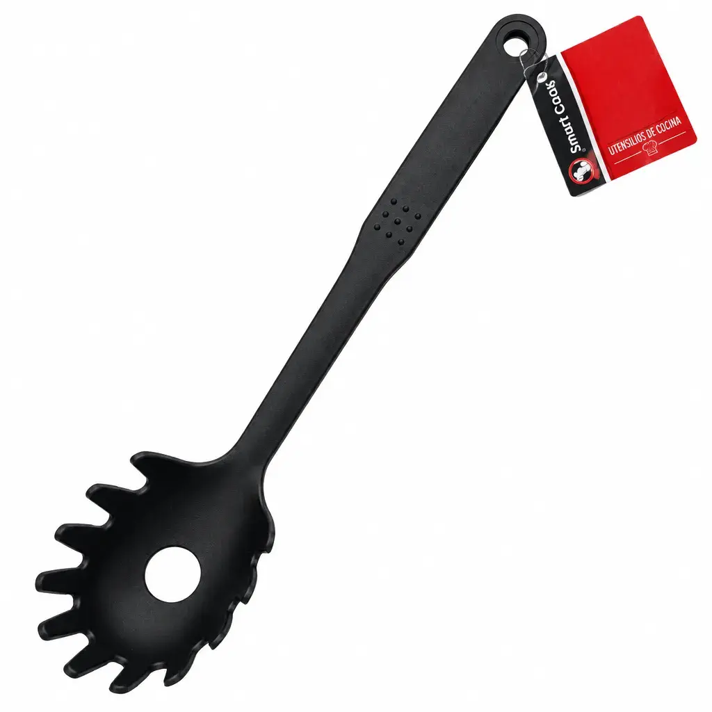 Servidor De Pasta En Nylon Negro 30Cm Smart Cook 