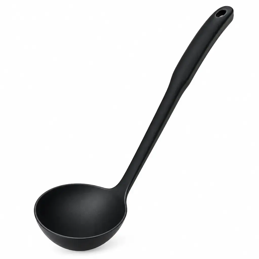 Cucharon De Nylon Negro 31Cm Smart Cook