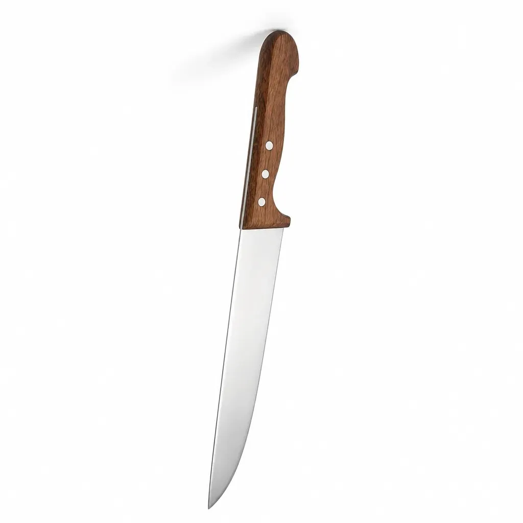 Cuchillo Chef De Acero Inoxidable Con Mango Madera 26 Cm Giesser