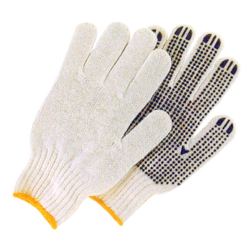 PAR DE GUANTES DE PUNTOS PVC BLANCO