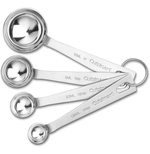 Set De Cucharas Medidoras En Acero Inoxidable 4 Piezas Cuisinart