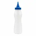 Salsero Olas Blanco De Plástico 500 Ml Alfa Hogar