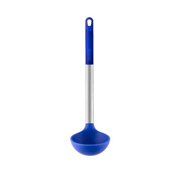 Cazo Cucharon Azul De Silicona 33Cm Solid 