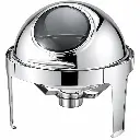 Chefandish Redondo Con Tapa Roll Top De Acero Inoxidable 47x48Cm Imarca