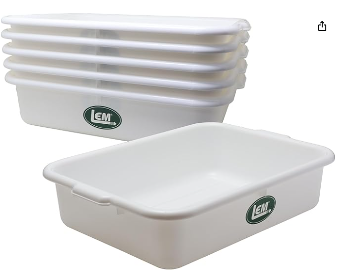 CONTENEDOR DE ALIMENTOS DE PLASTICO GRADO ALIMENTICIO 63x39x22 CM  LEM