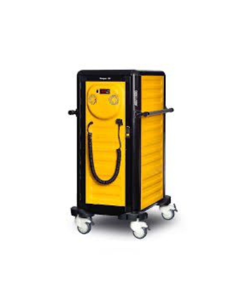 CARRO PARA BANDEJAS GASTRO ELECTRICO AMARILLO PIMAK