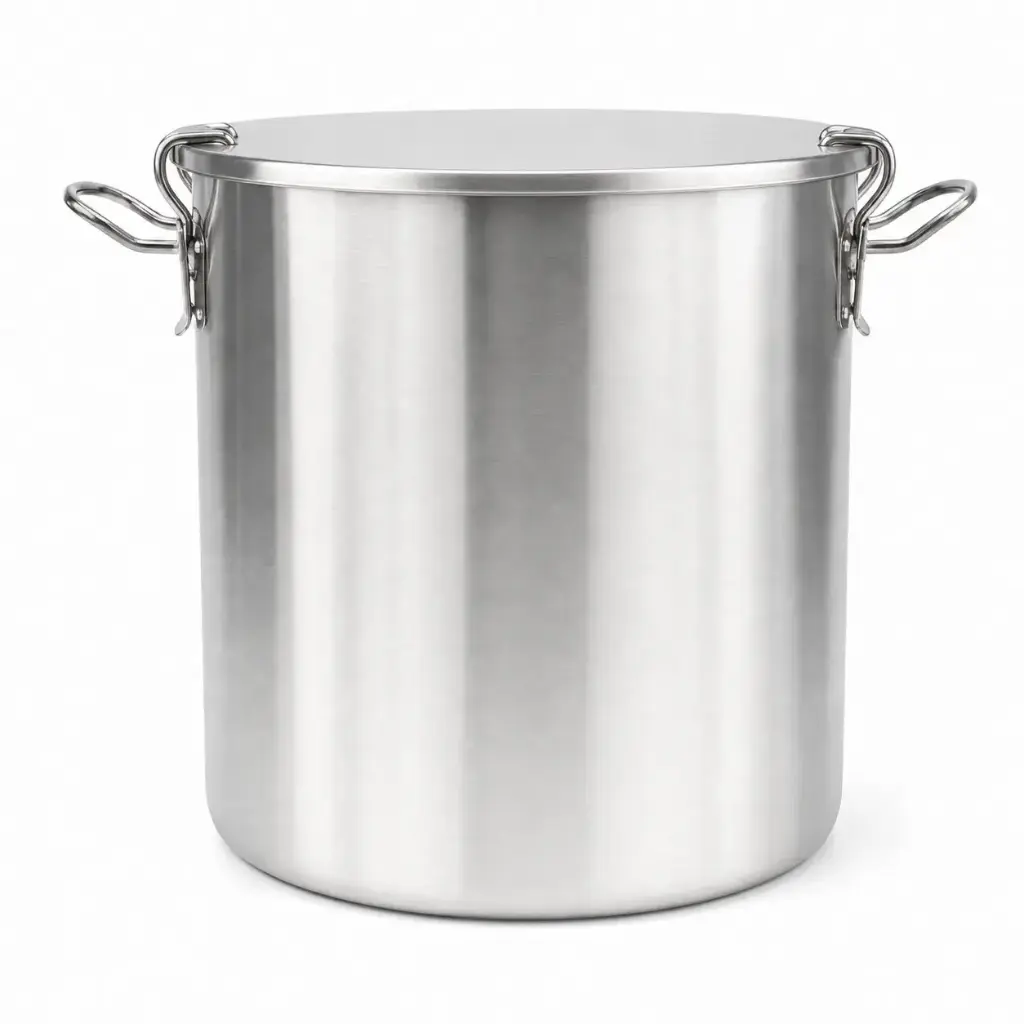 Olla Con Tapa De Acero Inoxidable 50L Pimak