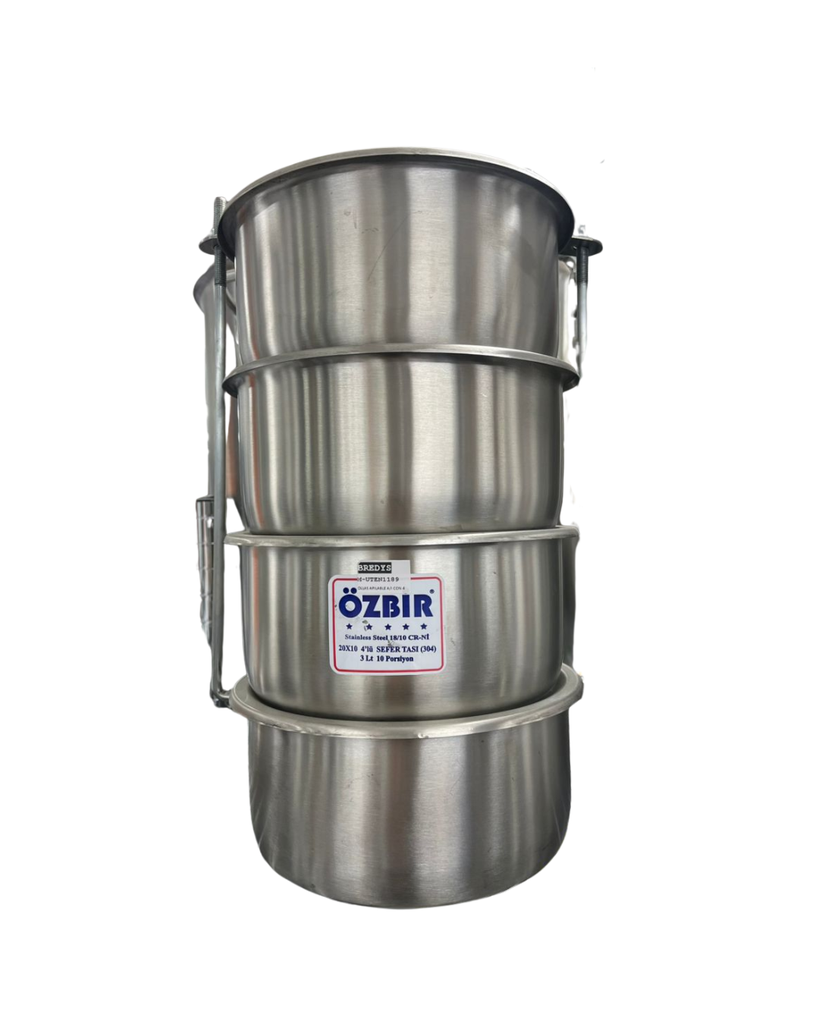 4 OLLAS APILABLE A I CON SUJETADOR PIMAK