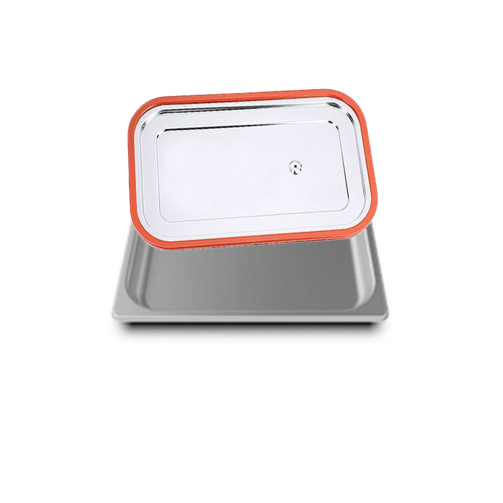 BANDEJA 65X53X4 ACERO INOXIDABLE C TAPA PIMAK