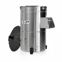 Pelador De Papas Industrial De Acero Inoxidable 10 Kg 72x58x48 Cm Senzani