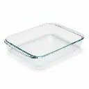 BANDEJA RECTANGULAR DE VIDRIO 3 L ALFA HOGAR