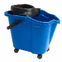 Tobo Con Ruedas Y Exprimidor De Plástico De 15 Litros Alfa Hogar