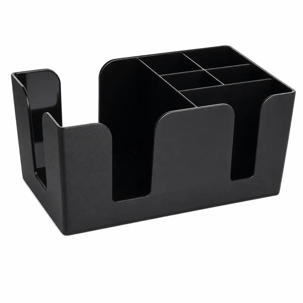 Organizador Para Barra De Plástico 6 Compartimientos 23.8X14.2X10.6Cm Winco