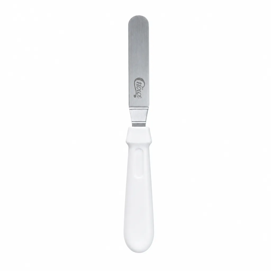 Espátula Con Codo De Acero Inoxidable Con Mango Plástico 10 Cm Choice