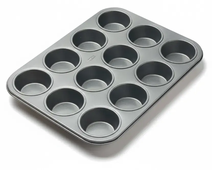 BANDEJA PARA PONQUE 12UND CON ANTIADHERENTE DE ACERO AL CARBONO 35x26.4x3CM ALFA HOGAR