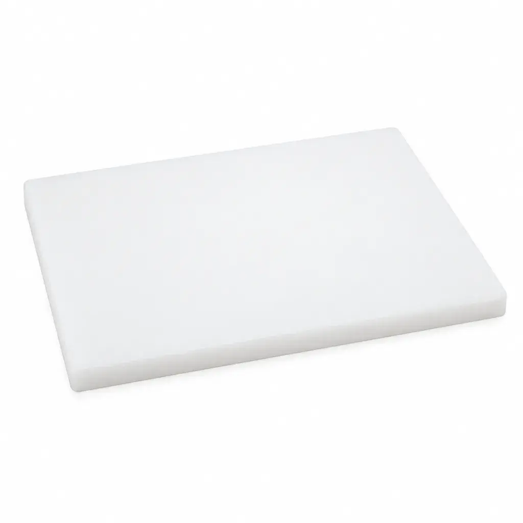 Tabla Para Picar Profesional Blanco Polietileno 50x30Cm