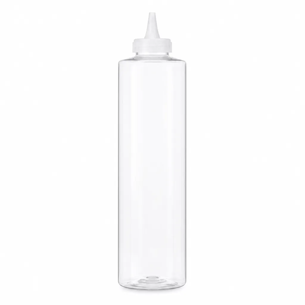 Salsero Jumbo Transparente De Plástico 500 Ml Alfa Hogar