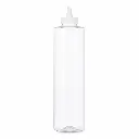 Salsero Jumbo Transparente De Plástico 500 Ml Alfa Hogar