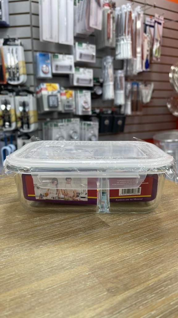 CONSERV HERMETICO DE VIDRIO C TAPA PLAST ALFAHOGAR