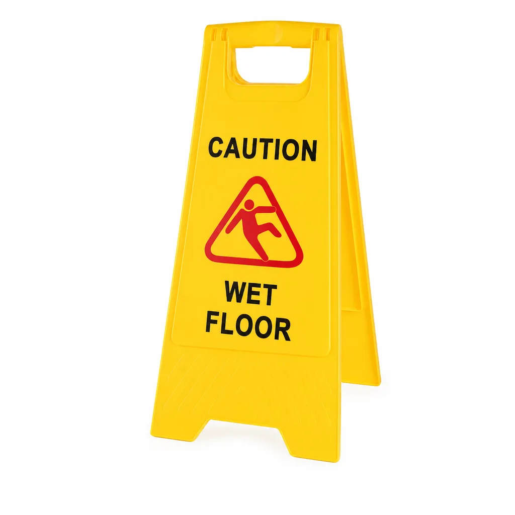 Señal De Precaución De Plástico 20x30x60Cm Home Clear 