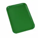 Bandeja Plástica De Fibra Verde Rectangular 44X34 Cm Alfa Hogar