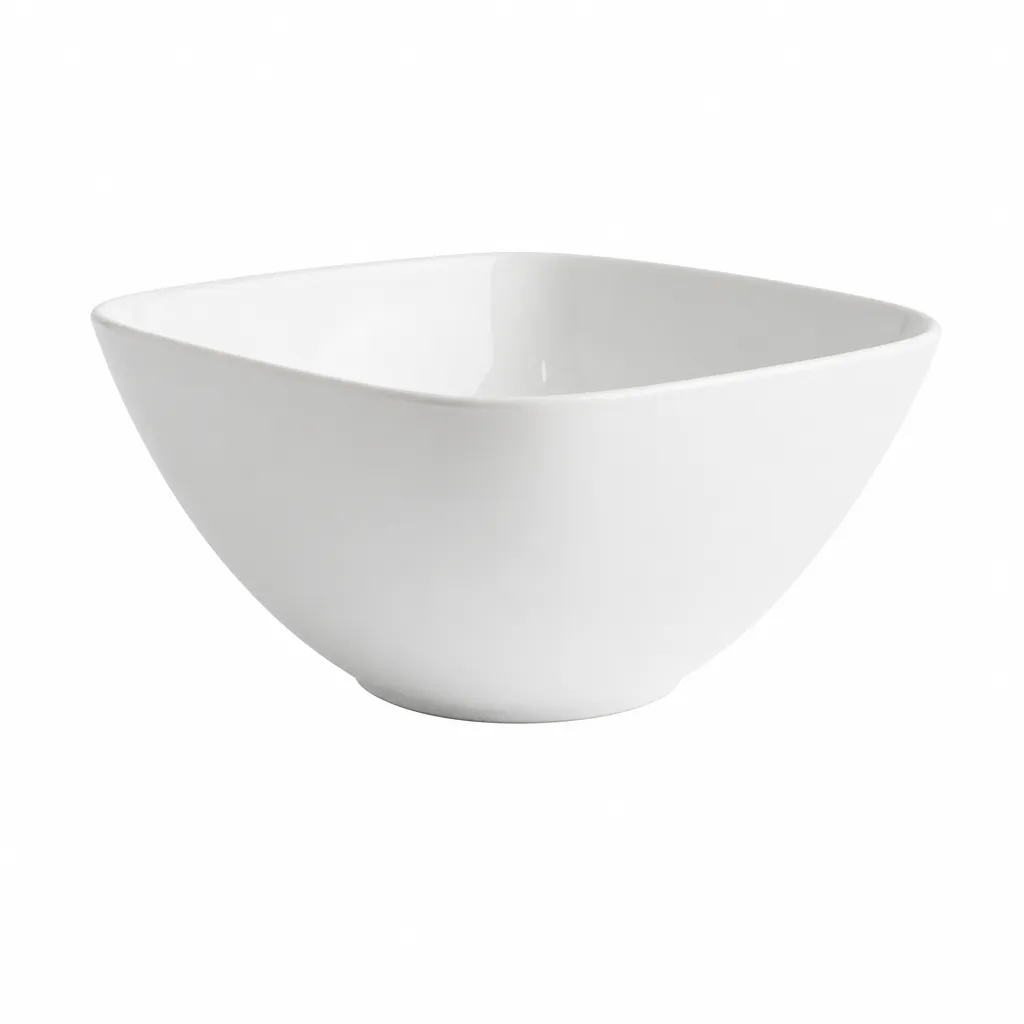 Bowl Cuadrado Supreme Grande De Plástico 25X25X13 Cm Alfa Hogar