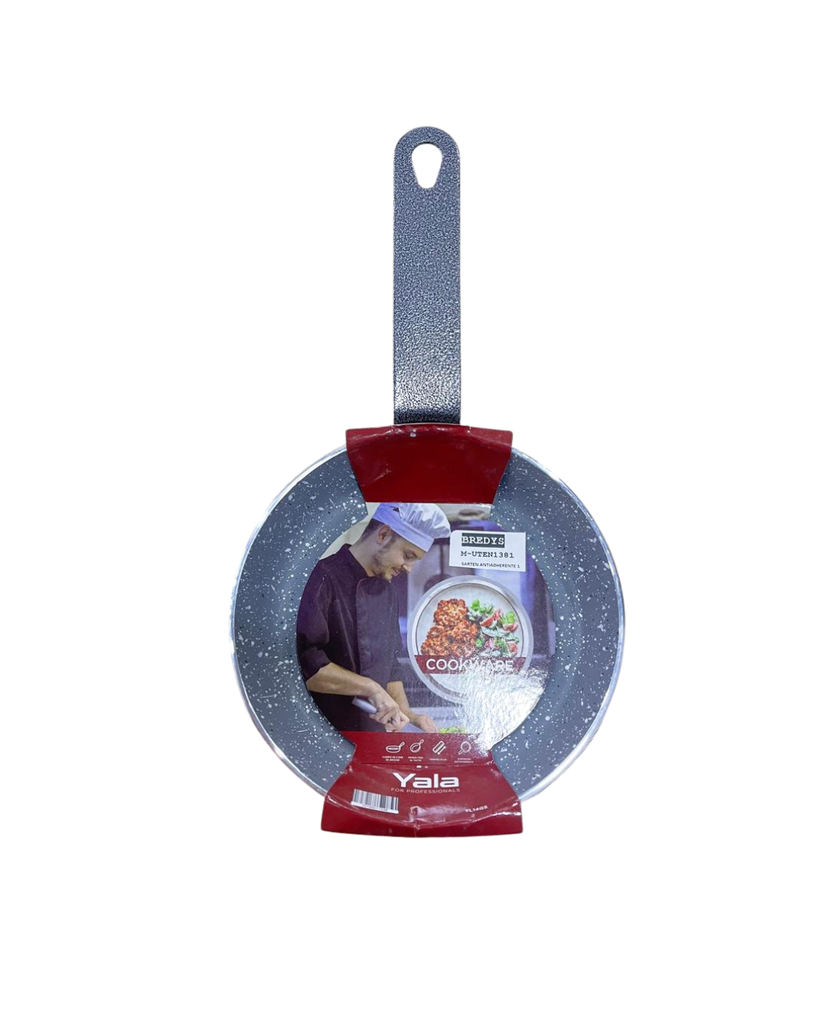SARTEN ANTIADHERENTE 14 CENTIMETROS GRIS YALA