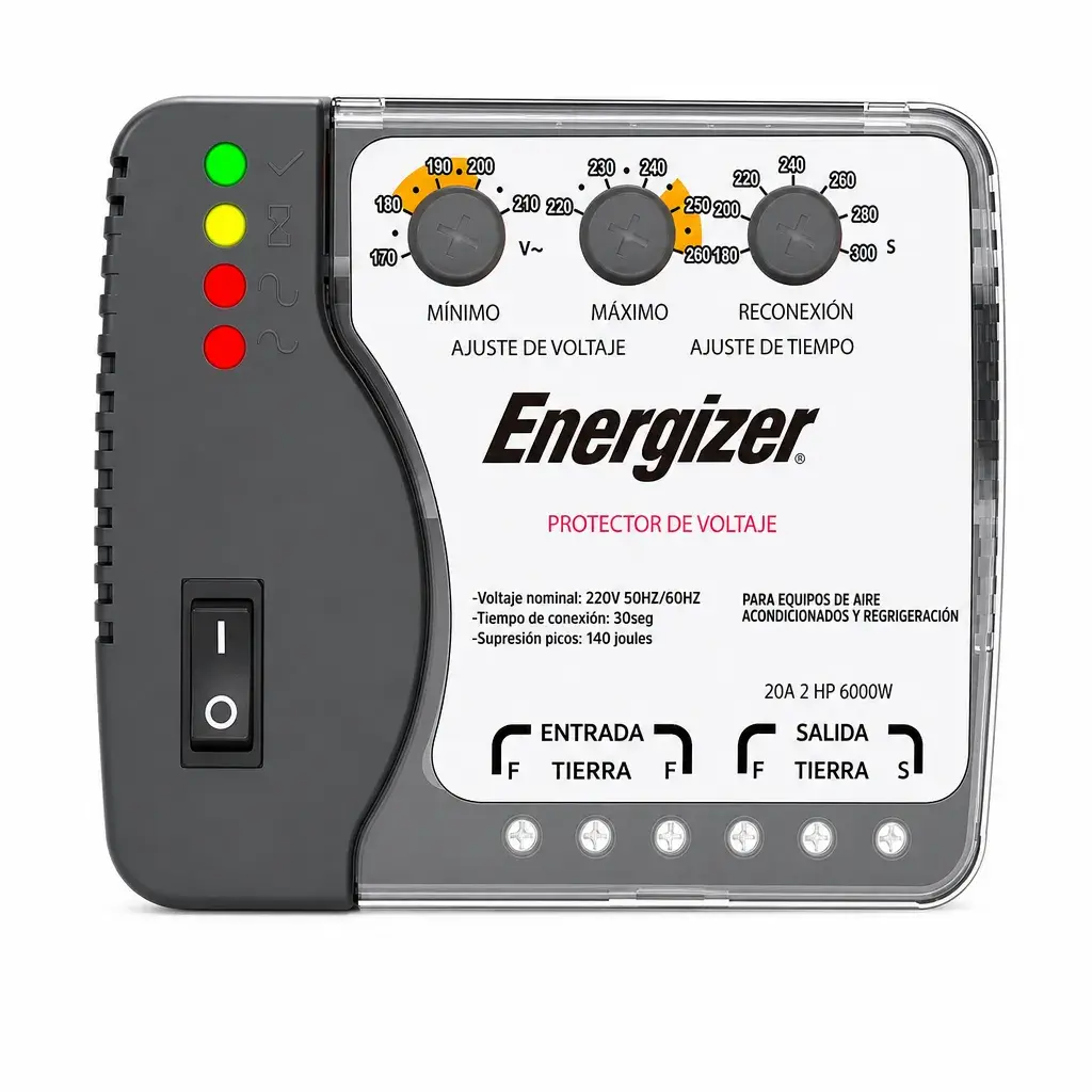 Protector De Voltaje Para Equipos 220 V Energizer