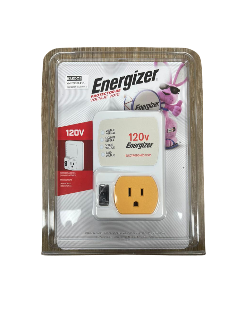 PROTECTOR DE VOLTAJE 120 VOLTIOS ENERGIZER