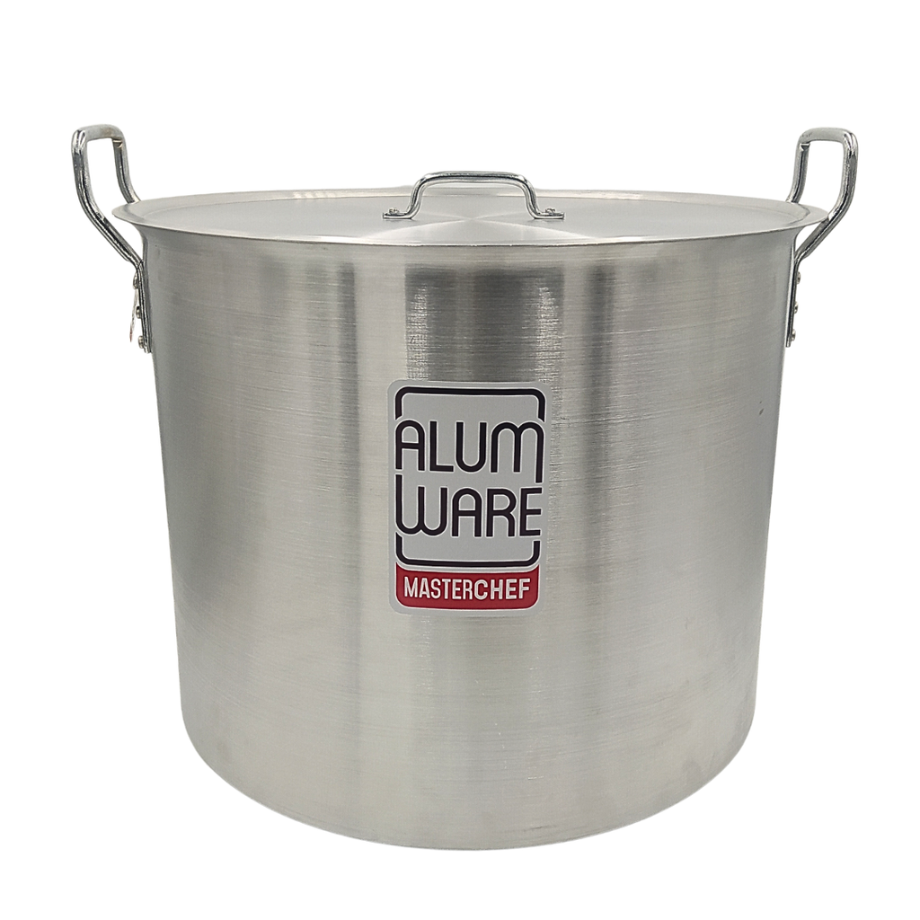 OLLA ALTA CON TAPA DE ALUMINIO EXTRA FUERTE 80L ALUMWARE